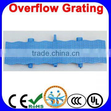 Swimming pool plastic grating, wave shape pool drain grate