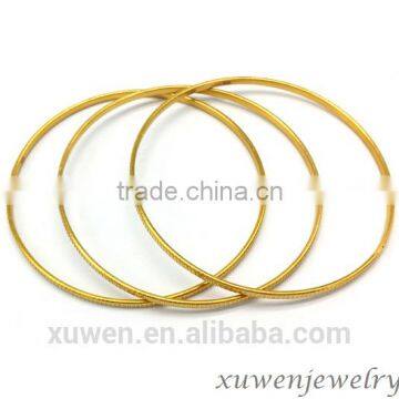 thin wire 316l stainless steel indian gold plated bangles