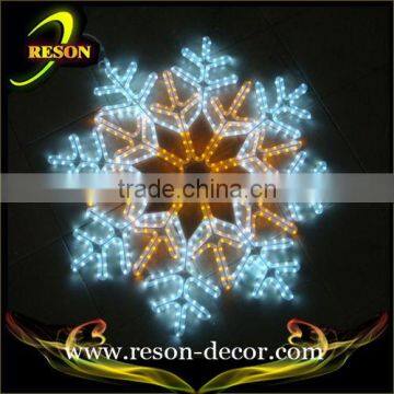 90*90cm snowflake window lights/ big outdoor snowflake lighting