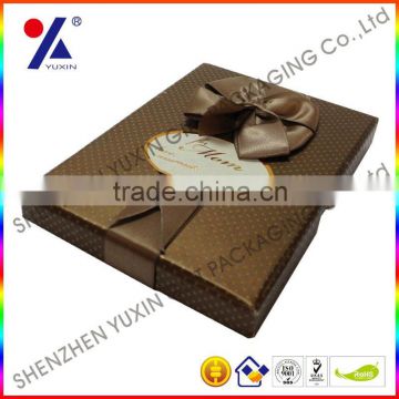 2015 Hot sale chocolate gift box/OEM/MOQ1000pcs/Free sample