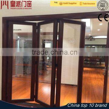 China supplier soundproof bifold doors/thermal break folding door/lightweight folding door