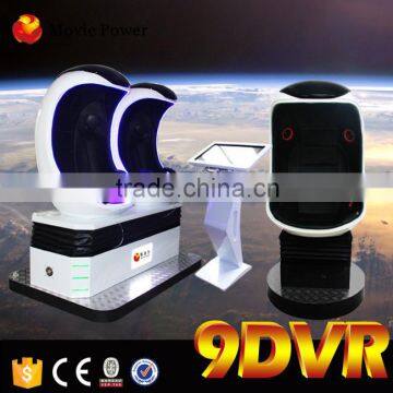 Servo Motor Drive 9D VR Egg Cinema 9d vr Place in Shopping Mall