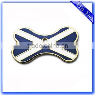 Manufacture Aluminum Custom Shaped Gold Dog Tags