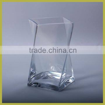 unique glass vase for wedding stage decoration