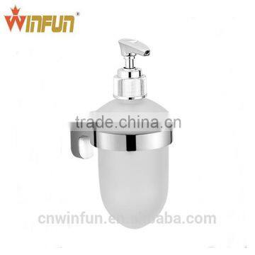 Bathroom Accessories Hotel Chrome Finish soap dispenser Zinc+Brass Bathroom Hardware Product