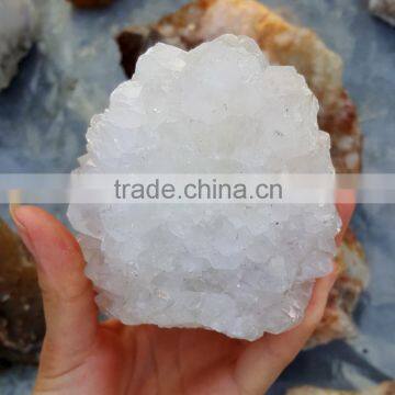 White Quartz Crystal Cluster Clear Crystal Quartz Geode for Wholesale