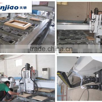 embossing machine at wood