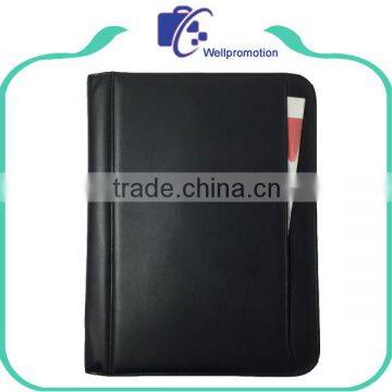 Custom Handmade pu Leather a4 Size File Holder With Calculator photo-4