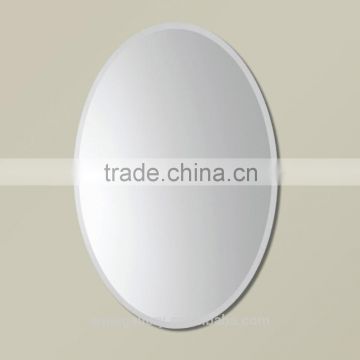 304 Stainless Steel Bathroom Oval Mirror Cabinet