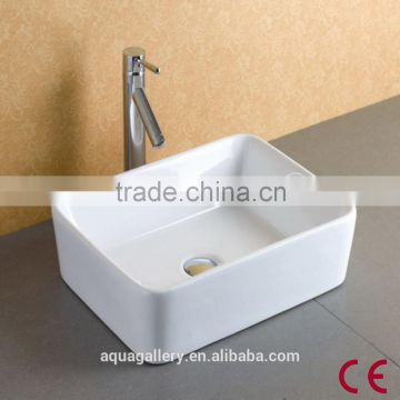 CE Approval Ceramic Bathroom Hand Wash Basin