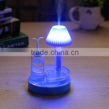 250ml , DC5V Green buds table LED nightlight with air purifier for home and office