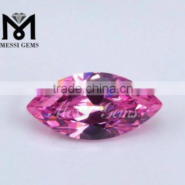 Wuzhou Hot Sale Factory Price Pink Marquise CZ Synthetic Gems