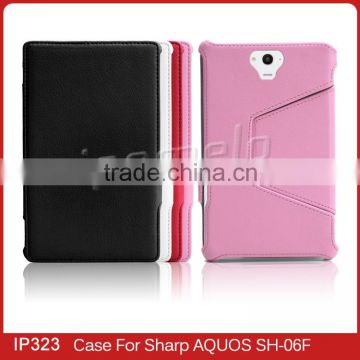 Wholesale price tablet leather case for Sharp AQUOS PAD SH-06F