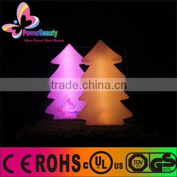 waterproof plastic color changing 3d led decoration christmas tree light for outdoor use