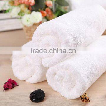 100% Cotton 16 Single Yarn Terry Towel White Luxury Bath Towel