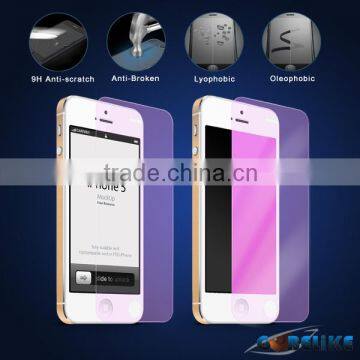 Full Body Color Tempered glass screen protector for Apple iPhone 5s