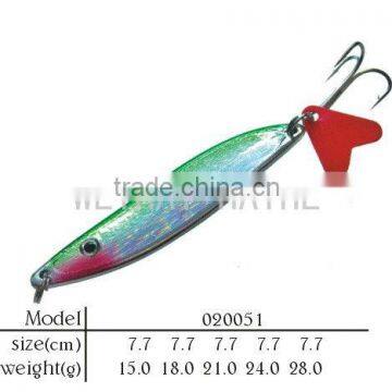 good quality metal spoon bait with treble hook