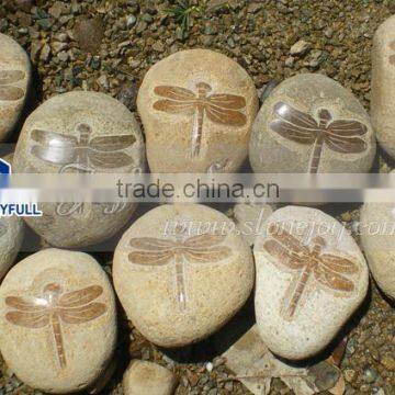 Natural Stone Dragonfly Carving