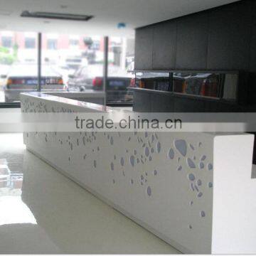 Solid Surface Modern Special Design Reception Desk,,reception countertop