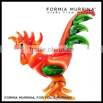 2017 Chinese New Years Souvenir Murano Glass Rooster Wholesale