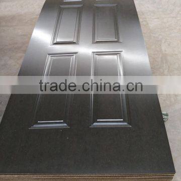 Moulded mealmine HDF/MDF door skin / 4mm new design melamine door skin