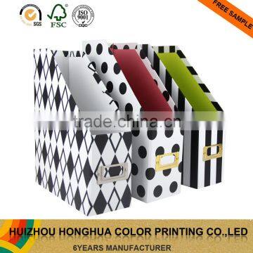 Handmade paper folder designs file decoration with school file desk accessories