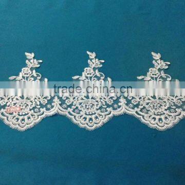 Fabric Textile Tulle Embroidery SBL61986C