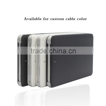 2016 shenzhen consumer electronics ultra slim Aluminum portable battery power bank