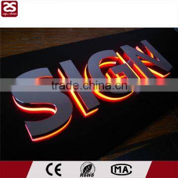 High brightness Led alphabet letter led backlit lsign 3d acrylic store signboard