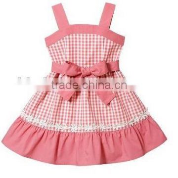 2015 cotton baby girl summer dress