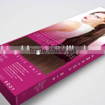 custom hair extension packaging in Guang zhou