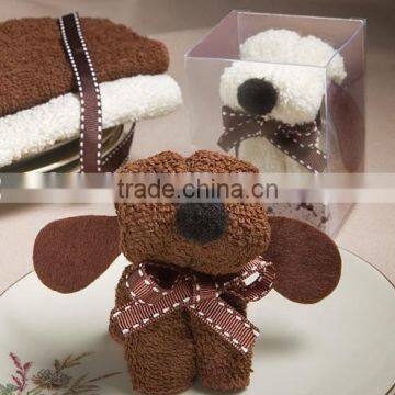 Adorable Pet Doggies Dog Towel Baby Shower Favors photo-2