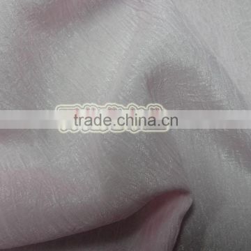 pure white Crinkle Chiffon for women's fashion