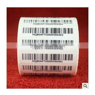 Hight quality and good service barcode adhesive label sticker