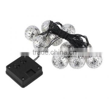 2016 New 10 LED Moroccan Solar Garden String Fairy Lights Lamp photo-3