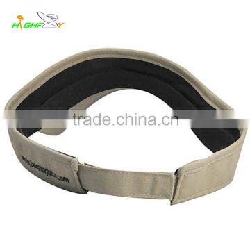 Stretch Sports Cotton Twill Sun Visor Cap With Printed Logo Made In Dongguan photo-2