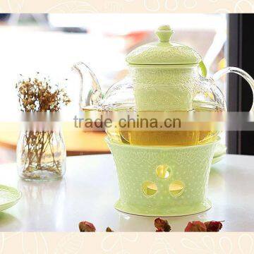 Good Quality Creative Customized Pure Color Bone China Ceramics Tea Set photo-6