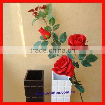 Super lifelike handcraft decorative imitated rose flower