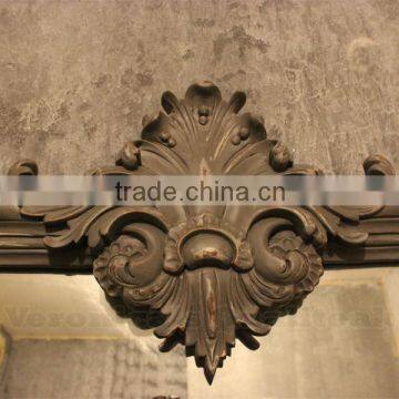 Large Decorative Wall Mirror With Antique Silver Leaf Finish - Joline Series