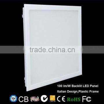 45W 595*595 mm Plastic frame LED Panel light (TUV,CE,CB,SAA, C-Tick)