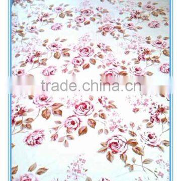 home textile fabric flower coral fleece blanket