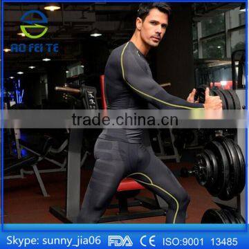 Men's Cool Dri Fit Compression Baselayer Short Sleeve T Shirts, Crew Neck Stretch Slimming Body Shaper Top Shirt