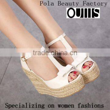 2015 Cheap fancy fashion sexy Wedges Sandals for wholesales PM3546