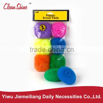 JML PLASTIC PAN SCOURERS KITCHEN PLASTIC MESH SCRUBBER