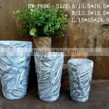 concrete pot