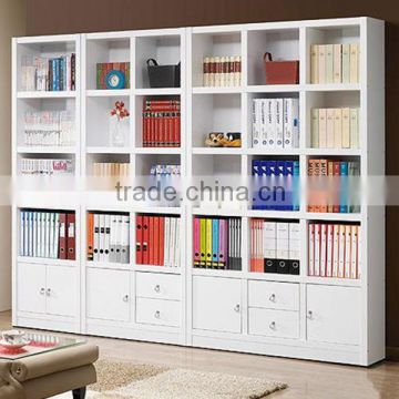 Office simple pictures of wooden bookcases