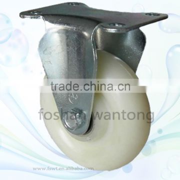 White Nylon Wheel Industrial Caster Wheel Swivel Or Fixed Or Swivel With Brake