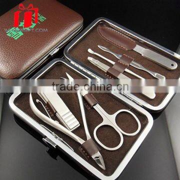 10pcs New Style High Quality Stainless Steel Manicure Set Beauty Tools Set With Dermis