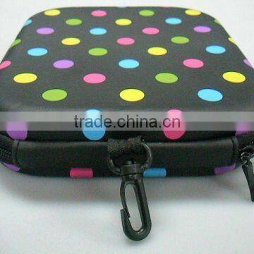 new pu leather CD case stylish eva pu leather CD case and hard waterproof eva pu leather CD case