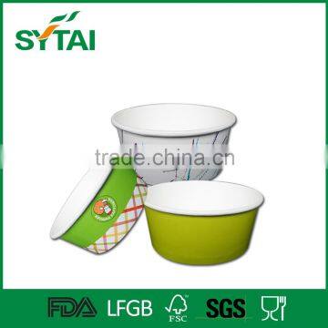 Single pe Coated Disposable Paper Salad Bowl With Food Grade photo-2
